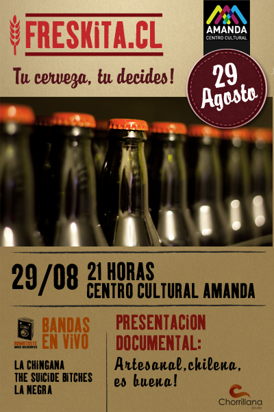 Freskita invita al lanzamiento de su web con The Suicide Bitches, La Chingana y La Negra en Amanda