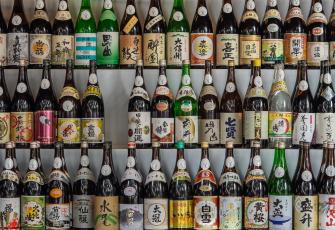 botellas de sake