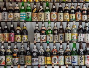 botellas de sake